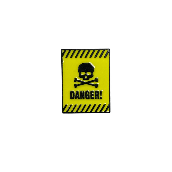 Danger - Metal Sticker