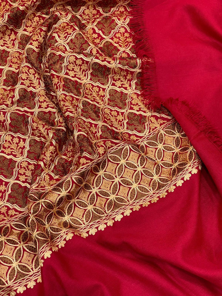 Kashmiri Embroidered Shawl
