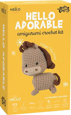 Crochet Amigurumi Kit - Ginger The Pony
