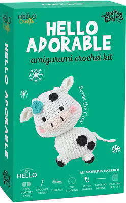 Crochet Amigurumi Kit - Bessie The Cow