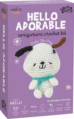 Crochet Amigurumi Kit - Duke The Dog