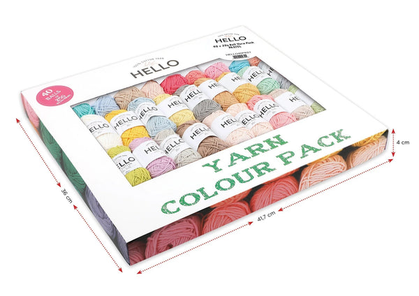 Hello Yarn (40*25g Ball Pack)