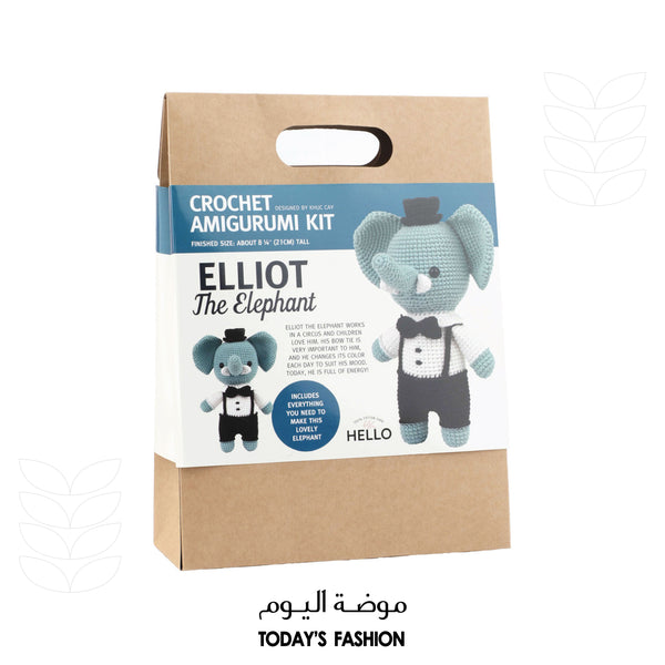 Amigurumi Kit, Eliot The Elephant Amigurumi