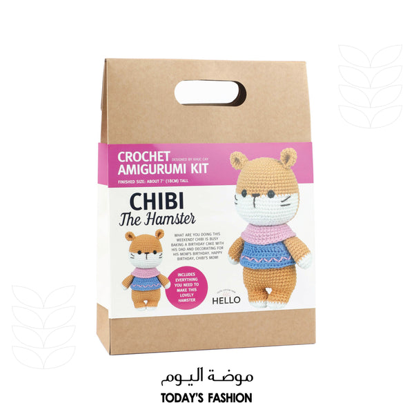 Amigurumi Kit  – Chibi the hamster