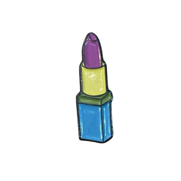 Lip-Stick Shape- Metal Sticker