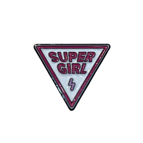 Super-Girl Metal Sticker