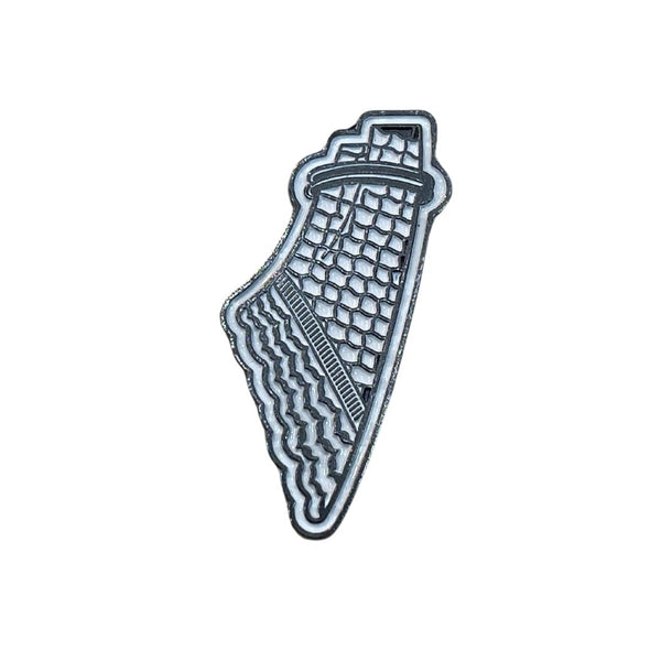 Palestine Keffiyeh - Metal Sticker