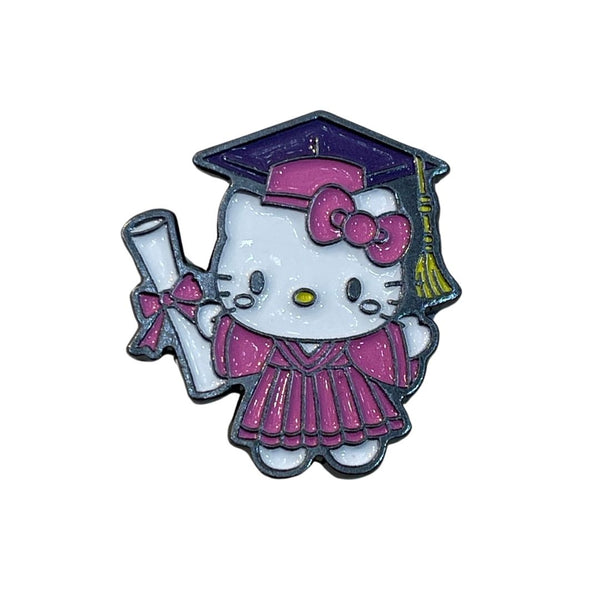 Pink Hello Kitty - Metal Sticker