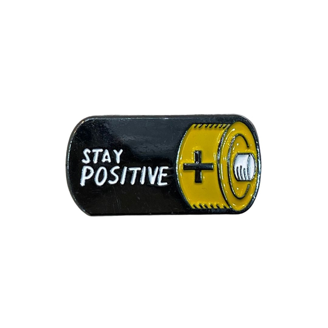Stay Positive Battery - Metal Sticker – Today's Fashion