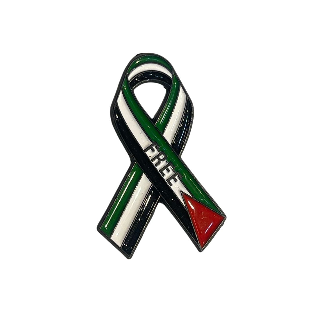 Palestine Ribbon Metal-Sticker – Today's Fashion