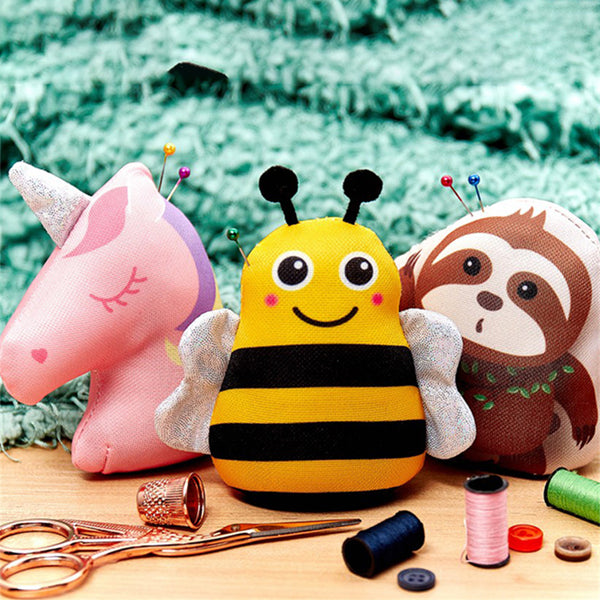 Sew Easy Pin Cushion - Bee Sloth Unicorn