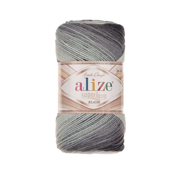 Alize Super Lana Klasik Batik Wool